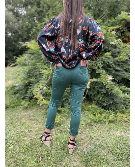 Pantalon Melinda Vert Emeraude - Banditas